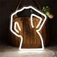 Kleidersilhouette LED-Neonschild