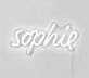 sophie LED-Neonschild für Kinderzimmer Wohnzimmer