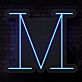 Brighten Your Bar, Wedding, or Office Space with the Personalized Initial Letter M LED Neon Sign
