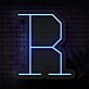 Buchstabe R LED Neonschild für Bar und Wohnzimmer