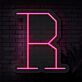 Buchstabe R LED Neonschild für Bar und Wohnzimmer