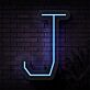 Buchstabe J LED Neonschild für Wohnzimmer und Bar