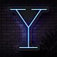 Buchstabe Y LED-Neonschild