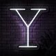 Buchstabe Y LED-Neonschild