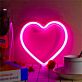 Herzform LED-Neonschild für Wohnzimmer Schlafzimmer