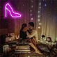Hoher Absatzschuh LED-Neonschild für Schlafzimmer oder Boutique
