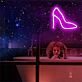 Hoher Absatzschuh LED-Neonschild für Schlafzimmer oder Boutique