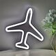 Passagierflugzeug LED-Neonschild Wohnzimmer Büro