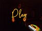Play LED-Neonschild für Gaming und Wohnzimmer