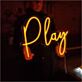 Play LED-Neonschild für Gaming und Wohnzimmer