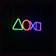 Spielcontroller Tasten Symbole LED-Neonschild für Gaming Zimmer