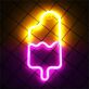 Eis am Stiel LED-Neonschild für Wohnzimmer oder Café