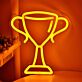 Pokal LED-Neonschild für Büro und Gaming