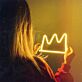 Krone LED-Neonschild Wohnzimmer Schlafzimmer