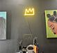 Enhance your home, office, or bar ambiance with the regal glow of the Primitive Crown LED Neon Sign.