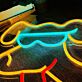 Hund mit Sonnenbrille LED-Neonschild Wohnzimmer Kinderzimmer
