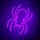 Spinne LED-Neonschild für Bar Club