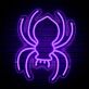 Spinne LED-Neonschild für Bar Club