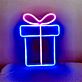 Geschenkbox LED-Neonschild Wohnzimmer Party