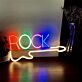 ROCK LED-Neonschild für Musikstudio und Bar