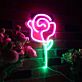 Rosenblüte LED-Neonschild Wohnzimmer Schlafzimmer