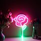 Rosenblüte LED-Neonschild Wohnzimmer Schlafzimmer