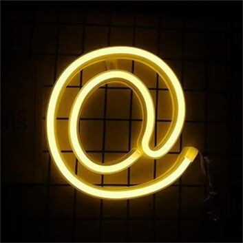At-Zeichen Symbol LED-Neonschild Home Office