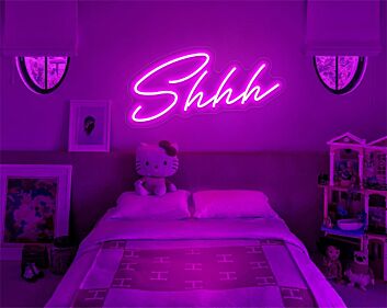 Shhh LED-Neonschild Schlafzimmer Kinderzimmer