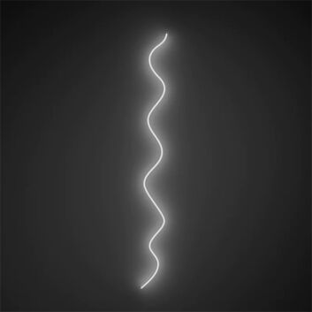 Wellenlinie LED-Neonschild Wohnzimmer Studio