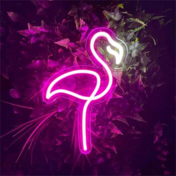 Flamingo LED-Neonschild für Wohnzimmer Bar