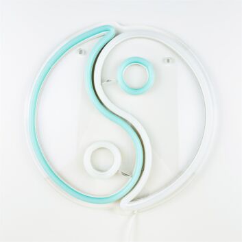 Yin-Yang-Symbol LED-Neonschild Wohnzimmer Meditationsraum