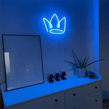 Krone LED-Neonschild Wohnzimmer Schlafzimmer