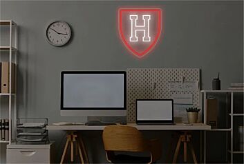 H LED-Neonschild Wohnzimmer Büro