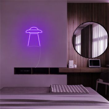 UFO LED-Neonschild Schlafzimmer Wohnzimmer
