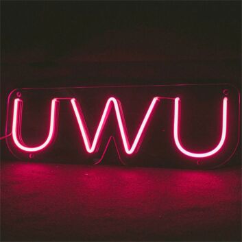 UWU LED-Neonschild Wohnzimmer Schlafzimmer