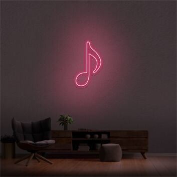 Musiknote LED-Neonschild Wohnzimmer Musikstudio