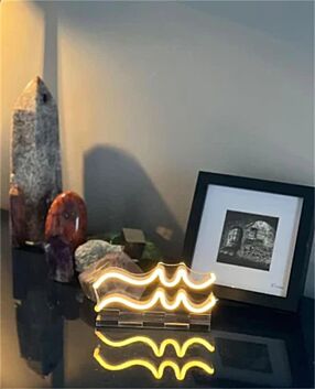 Wellenform LED-Neonschild Wohnzimmer Schreibtisch