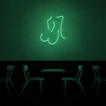 Abstrakter weiblicher Torso LED-Neonschild für Studio Wohnzimmer