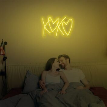 XOXO ❤❤ LED-Neonschild Schlafzimmer Wohnzimmer