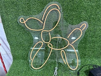 Ballonhund Figur LED-Neonschild Wohnzimmer Kinderzimmer