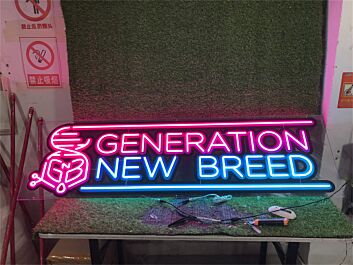 GENERATION NEW BREED LED-Neonschild für Club und Bar