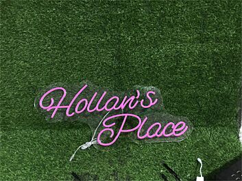 Hollan&#039;s Place LED-Neonschild für Bar Cafe