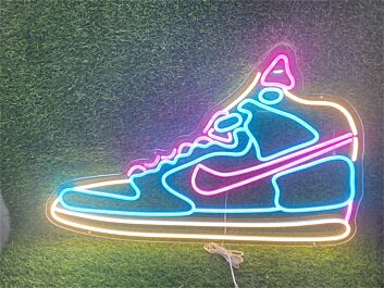 Sneaker LED-Neonschild für Schuhgeschäft und Wohnzimmer