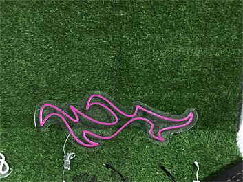 Flammenform LED-Neonschild für Bar Club