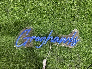 Greyhawks LED-Neonschild für Bar Club