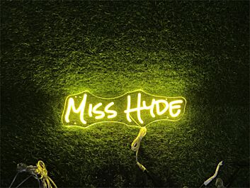 Miss Hyde LED-Neonschild für Bar Club