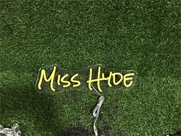 Miss Hyde LED-Neonschild für Bar Club