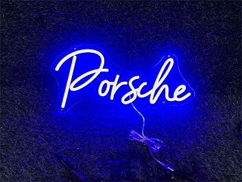 Porsche LED-Neonschild Garage Showroom