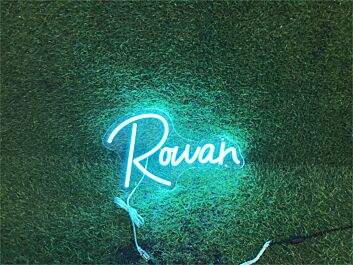 Rowan LED-Neonschild Wohnzimmer Kinderzimmer