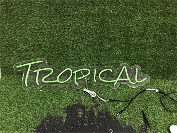 TROPICAL LED Neonschild für Bar, Lounge und Sommerdeko
